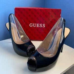 Brand New Vintage Patent Leather Guess High heels